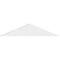 Ekena Millwork Richland Architectural Grade PVC Gable Bracket, 60"W x 12 1/2"H x 6"D x 6"F, 5/12 Pitch GBP060X13X0606RIC00 - alternate 5